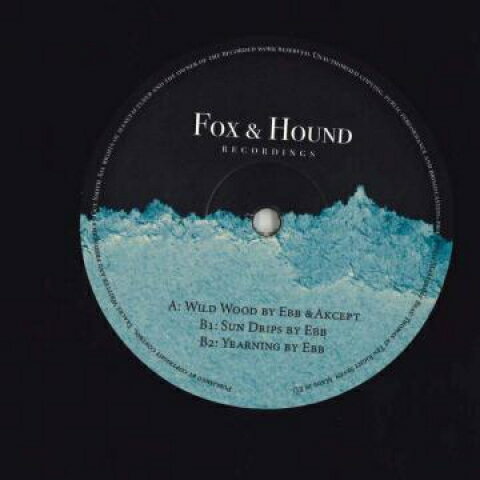 【新品】英12” Ebb & Akcept / Ebb Wild Wood / Sun Drips; Yearning FHR002 Fox & Hound /00225