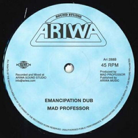 【新品】英12” Grantie Asher / Mad Professor Black Skin / Emancipation Dub ARI288 Ariwa /00191 【新品】英12” Grantie Asher / Mad Professor Black Skin / Emancipation Dub ARI288 Ariwa /00191