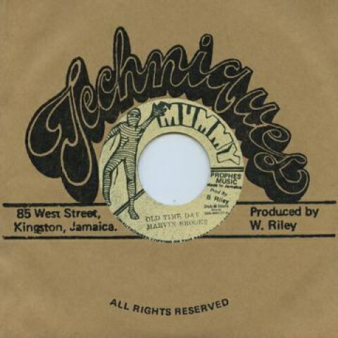 【新品】7” Marvin Brooks Old Time Day DSRWR717 Techniques/Dub Store JPN Japan Vinyl /00048