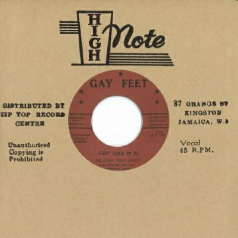【新品】7” Patsy Millicent Todd Just Like It Is / I Tell Myself DSRSP743 Gay Feet/Dub Store R /00048 【新品】7” Patsy Millicent Todd Just Like It Is / I Tell Myself DSRSP743 Gay Feet/Dub Store R /00048