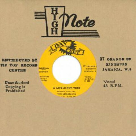 【新品】7” Melodians A Little Nut Tree / You Are My Only Love DSRSP754 Gay Feet/Dub Store R /00048