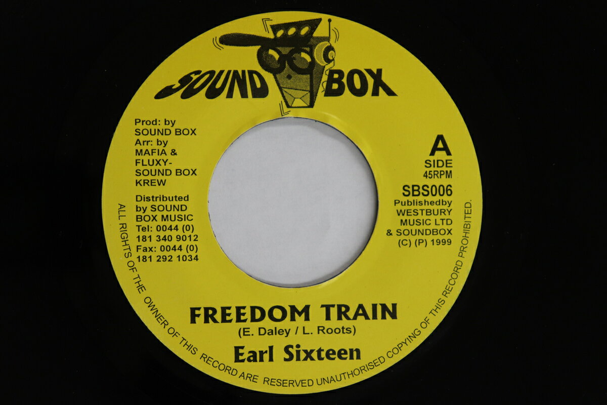 英7” Earl Sixteen Freedom Train SBS006 SOUND BOX /00080
