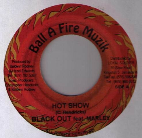 ・アーティスト Black Out, Marley ・タイトル Hot Show ・レーベル・型番 ・フォーマット 7インチレコード ・コンディション(盤) 良い (VG+) ・コンディション(ジャケット) プレインカバー（元ジャケット／カ...