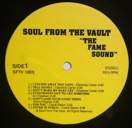 【中古】米LP Various The Fame Sound SFTV1003 Soul From The Vault /00260 【中古】米LP Various The Fame Sound SFTV1003 Soul From The Vault /00260