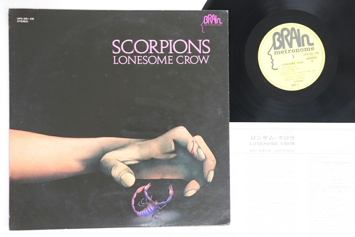 【中古】LP Scorpions Lonesome Crow UPS581EB BRAIN /00260