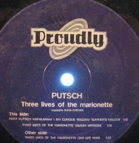【中古】12インチ Putsch Three Lives Of The Marionette PROUDL1 Proudly