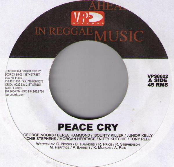 【中古】米7” Various Peace Cry VPS8622 VP Records /00080