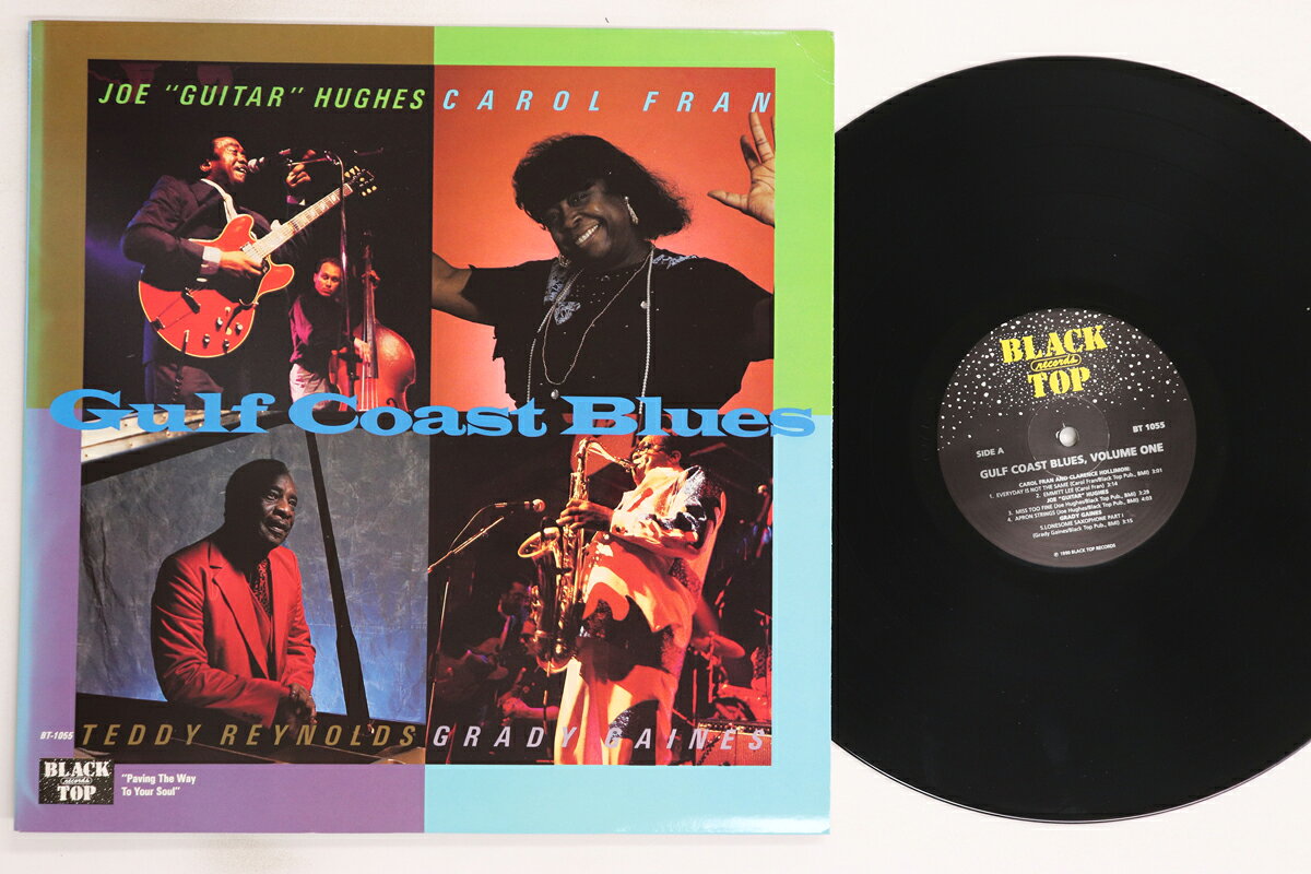 【中古】米LP Joe Guitar Hughes, Carol Fran, Gulf Coast Blues, Volume One Album Cover BT1055 BLACK TOP /00260