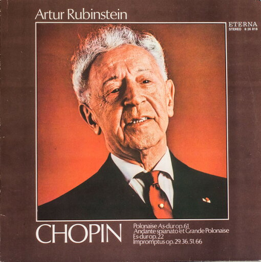 【中古】独LP Arthur Rubinstein , Frederic C Polonaise Op. 61, 22 / Impromptus Op. 29, 36, 51, 6 826818 ETERNA /00260 【中古】独LP Arthur Rubinstein , Frederic C Polonaise Op. 61, 22 / Impromptus Op. 29, 36, 51, 6 826818 ETERNA /00260