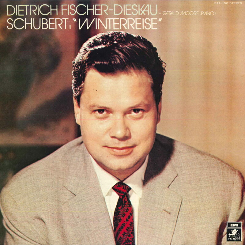 šLP Dietrich Fischer-dieskau: Gerald Moore Schubert EAA150 ANGEL Japan Vinyl /00260