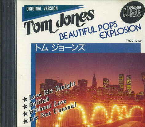 CD Tom Jones Tom Jones Veautiful Pops Explosion TNCD1012 TONE /00110