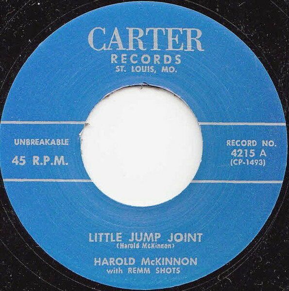 【中古】米7” Harold McKinnon & Reem Shots Little Jump Joint 4215 Carter Records /00080