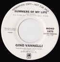 【中古】米7” Gino Vannelli Summers Of My Life 1879 A&M Records プロモ /00080