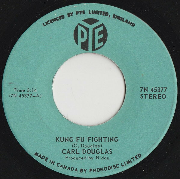 š۲7 Carl Douglas Kung Fu Fighting 7N45377 Pye Records /00080
