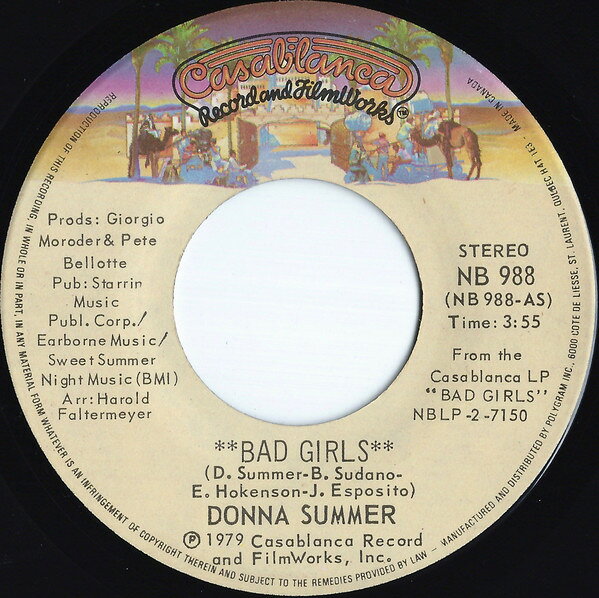 ・アーティスト Donna Summer ・タイトル Bad Girls ・レーベル・型番 Casablanca NB988 ・フォーマット 7" ・コンディション(盤) 良い (VG+) ・コンディション(ジャケット) プレインカバー（元ジャケット／カバー無し） ・コンディション(帯) オビなし ・特記事項 【レーベルに書き込み】 サンプル画像です。実際の商品の画像ではありません 商品写真はバーコード/カタログ番号に対応したサンプル画像ですので、お送りする商品の画像ではありません。帯やライナーなどの付属品は、特記事項に記載されている場合のみ含まれます。プロモやカラーレコードなどの仕様についても、該当する場合のみ特記事項に記載しています。 【ご購入前に必ずご確認ください】 ・本店サイト(www.recordcity.jp)とは価格、送料が違います ・本店サイト、その他支店のオーダーとは同梱発送できません ・注文確定後に別の注文を頂いた場合、注文同士の同梱は致しかねます。 ・別倉庫から発送しているため、店頭受け渡しは対応しておりません ・一部商品は他の通販サイトでも販売しているため、ご注文のタイミングによっては商品のご用意ができない場合がございます。 ・土日祝日はお休みです 金曜・祝前日9時以降のご連絡またはご入金は、返答または発送が週明け・祝日明けに順次対応となります。 ・ご購入後のキャンセル不可 ご購入後のキャンセルはいかなる理由においてもお受けできません。ご了承の上、ご購入くださいませ。 ・日本郵便(ゆうパック/ゆうメール)によるお届けになります。 ・中古品であることをご理解ください 当ストアでは中古商品を主に販売しております。中古品であることをご理解の上ご購入ください。また、一部商品はRecordCityオンラインストアで試聴可能です。 ・返品について お客様のご都合による返品は一切承っておりません。 表記の内容と実際の商品に相違がある場合、また針飛び等で返品・返金をご希望される場合は、商品の到着後1週間以内にご連絡ください。商品の返送をこちらで確認後、キャンセル・返金を行います。 コンディションVG以下の商品は返品できません。プレイに影響のない表面のこすれ傷、プレス起因のノイズ盤は返品の対象外です。 【コンディション表記】 ・ほぼ新品(M-)(Like New) 完全な新品。未使用。当店ではほぼ使用しません ・非常に良い(EX)(Excellent) 中古盤として美品な状態。わずかな経年を感じるものの傷みを感じさせない、当店基準で最高の状態 ・良い(VG+)(Very Good Plus) 丁寧に扱われた中古品で、軽い使用感がみられる。 ・可(VG)(Acceptable) 使い込まれた中古品で、「良い」よりもさらに使用感がみられる。 ・悪い(VG-)(Bad) 状態が悪いアイテム。使用の保障はなく、再生不可、針飛び、目立つノイズがあるかもしれない。状態によるクレーム不可。返品不可。 ・非常に悪い(G)(Very Bad) 「悪い」よりさらに状態が悪いアイテム。使用の保障はなく、再生不可、針飛び、目立つノイズがあるかもしれない。状態によるクレーム不可。返品不可。 ・ジャンク(Fair)(Junk/Fair) 割れている、反っている、水ダメージがある、カビ、ジャケットが分離している、ひどい書き込み、ひどい擦れなど最低の状態。使用の保障はなく、再生不可、針飛び、目立つノイズがあるかもしれない。状態によるクレーム不可。返品不可。 ・ジャンク(Poor)(Junk/Poor) 割れている、反っている、水ダメージがある、カビ、ジャケットが分離している、ひどい書き込み、ひどい擦れなど最低の状態。使用の保障はなく、再生不可、針飛び、目立つノイズがあるかもしれない。状態によるクレーム不可。返品不可。