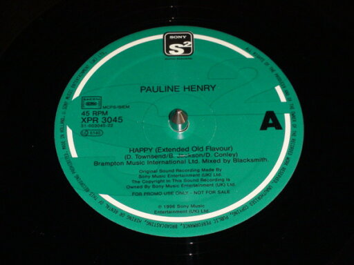 【中古】英12” Pauline Henry Happy XPR3045 Sony Soho Square プロモ /00250 【中古】英12” Pauline Henry Happy XPR3045 Sony Soho Square プロモ /00250