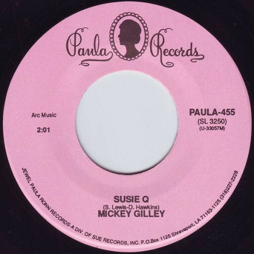 【中古】米7” Mickey Gilley Susie Q PAULA455 PAULA /00080 【中古】米7” Mickey Gilley Susie Q PAULA455 PAULA /00080
