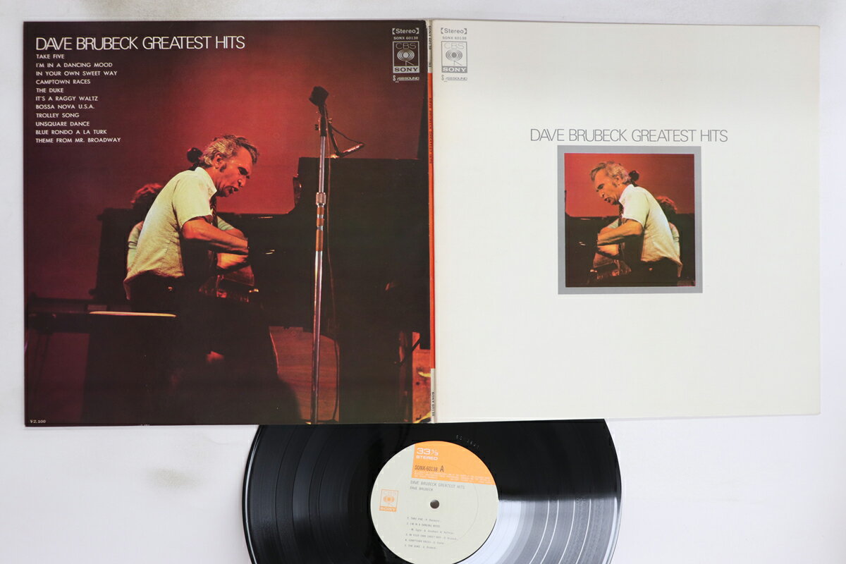 ・アーティスト Dave Brubeck ・タイトル Greatest Hits ・レーベル・型番 CBS SONY SONX60138 ・フォーマット LPレコード ・コンディション(盤) 良い (VG+) ・コンディション(ジャケット) 良い (VG+) ・コンディション(帯) オビなし ・特記事項 【盤にヘアライン】 実際に発送される商品の画像です 【ご購入前に必ずご確認ください】 ・本店サイト(www.recordcity.jp)とは価格、送料が違います ・本店サイト、その他支店のオーダーとは同梱発送できません ・注文確定後に別の注文を頂いた場合、注文同士の同梱は致しかねます。 ・別倉庫から発送しているため、店頭受け渡しは対応しておりません ・一部商品は他の通販サイトでも販売しているため、ご注文のタイミングによっては商品のご用意ができない場合がございます。 ・土日祝日はお休みです 金曜・祝前日9時以降のご連絡またはご入金は、返答または発送が週明け・祝日明けに順次対応となります。 ・ご購入後のキャンセル不可 ご購入後のキャンセルはいかなる理由においてもお受けできません。ご了承の上、ご購入くださいませ。 ・日本郵便(ゆうパック/ゆうメール)によるお届けになります。 ・中古品であることをご理解ください 当ストアでは中古商品を主に販売しております。中古品であることをご理解の上ご購入ください。また、一部商品はRecordCityオンラインストアで試聴可能です。 ・返品について お客様のご都合による返品は一切承っておりません。 表記の内容と実際の商品に相違がある場合、また針飛び等で返品・返金をご希望される場合は、商品の到着後1週間以内にご連絡ください。商品の返送をこちらで確認後、キャンセル・返金を行います。 コンディションVG以下の商品は返品できません。プレイに影響のない表面のこすれ傷、プレス起因のノイズ盤は返品の対象外です。 【コンディション表記】 ・ほぼ新品(M-)(Like New) 完全な新品。未使用。当店ではほぼ使用しません ・非常に良い(EX)(Excellent) 中古盤として美品な状態。わずかな経年を感じるものの傷みを感じさせない、当店基準で最高の状態 ・良い(VG+)(Very Good Plus) 丁寧に扱われた中古品で、軽い使用感がみられる。 ・可(VG)(Acceptable) 使い込まれた中古品で、「良い」よりもさらに使用感がみられる。 ・悪い(VG-)(Bad) 状態が悪いアイテム。使用の保障はなく、再生不可、針飛び、目立つノイズがあるかもしれない。状態によるクレーム不可。返品不可。 ・非常に悪い(G)(Very Bad) 「悪い」よりさらに状態が悪いアイテム。使用の保障はなく、再生不可、針飛び、目立つノイズがあるかもしれない。状態によるクレーム不可。返品不可。 ・ジャンク(Fair)(Junk/Fair) 割れている、反っている、水ダメージがある、カビ、ジャケットが分離している、ひどい書き込み、ひどい擦れなど最低の状態。使用の保障はなく、再生不可、針飛び、目立つノイズがあるかもしれない。状態によるクレーム不可。返品不可。 ・ジャンク(Poor)(Junk/Poor) 割れている、反っている、水ダメージがある、カビ、ジャケットが分離している、ひどい書き込み、ひどい擦れなど最低の状態。使用の保障はなく、再生不可、針飛び、目立つノイズがあるかもしれない。状態によるクレーム不可。返品不可。