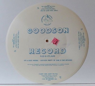 【中古】78RPM/SP Fred Hall & His Orchestra / S Just You And I / Im Afraid Of You 110 GOODSON RECORD