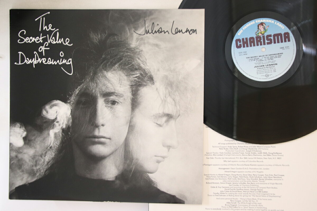・アーティスト Julian Lennon ・タイトル The Secret Value Of Daydreaming ・レーベル・型番 CHARISMA CAS1171 ・フォーマット LP ・コンディション(盤) 非常に良い(EX) ・コンディション(ジャケット) 良い (VG+) ・コンディション(帯) オビなし ・特記事項 【盤に薄い跡】 実際に発送される商品の画像です 【ご購入前に必ずご確認ください】 ・本店サイト(www.recordcity.jp)とは価格、送料が違います ・本店サイト、その他支店のオーダーとは同梱発送できません ・注文確定後に別の注文を頂いた場合、注文同士の同梱は致しかねます。 ・別倉庫から発送しているため、店頭受け渡しは対応しておりません ・一部商品は他の通販サイトでも販売しているため、ご注文のタイミングによっては商品のご用意ができない場合がございます。 ・土日祝日はお休みです 金曜・祝前日9時以降のご連絡またはご入金は、返答または発送が週明け・祝日明けに順次対応となります。 ・ご購入後のキャンセル不可 ご購入後のキャンセルはいかなる理由においてもお受けできません。ご了承の上、ご購入くださいませ。 ・日本郵便(ゆうパック/ゆうメール)によるお届けになります。 ・中古品であることをご理解ください 当ストアでは中古商品を主に販売しております。中古品であることをご理解の上ご購入ください。また、一部商品はRecordCityオンラインストアで試聴可能です。 ・返品について お客様のご都合による返品は一切承っておりません。 表記の内容と実際の商品に相違がある場合、また針飛び等で返品・返金をご希望される場合は、商品の到着後1週間以内にご連絡ください。商品の返送をこちらで確認後、キャンセル・返金を行います。 コンディションVG以下の商品は返品できません。プレイに影響のない表面のこすれ傷、プレス起因のノイズ盤は返品の対象外です。 【コンディション表記】 ・ほぼ新品(M-)(Like New) 完全な新品。未使用。当店ではほぼ使用しません ・非常に良い(EX)(Excellent) 中古盤として美品な状態。わずかな経年を感じるものの傷みを感じさせない、当店基準で最高の状態 ・良い(VG+)(Very Good Plus) 丁寧に扱われた中古品で、軽い使用感がみられる。 ・可(VG)(Acceptable) 使い込まれた中古品で、「良い」よりもさらに使用感がみられる。 ・悪い(VG-)(Bad) 状態が悪いアイテム。使用の保障はなく、再生不可、針飛び、目立つノイズがあるかもしれない。状態によるクレーム不可。返品不可。 ・非常に悪い(G)(Very Bad) 「悪い」よりさらに状態が悪いアイテム。使用の保障はなく、再生不可、針飛び、目立つノイズがあるかもしれない。状態によるクレーム不可。返品不可。 ・ジャンク(Fair)(Junk/Fair) 割れている、反っている、水ダメージがある、カビ、ジャケットが分離している、ひどい書き込み、ひどい擦れなど最低の状態。使用の保障はなく、再生不可、針飛び、目立つノイズがあるかもしれない。状態によるクレーム不可。返品不可。 ・ジャンク(Poor)(Junk/Poor) 割れている、反っている、水ダメージがある、カビ、ジャケットが分離している、ひどい書き込み、ひどい擦れなど最低の状態。使用の保障はなく、再生不可、針飛び、目立つノイズがあるかもしれない。状態によるクレーム不可。返品不可。
