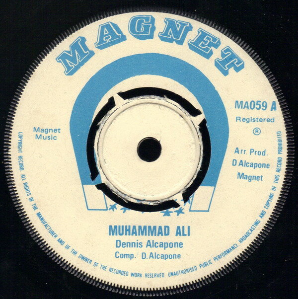 【中古】英7” Dennis Alcapone Muhammad Ali MA059 Magnet /00080