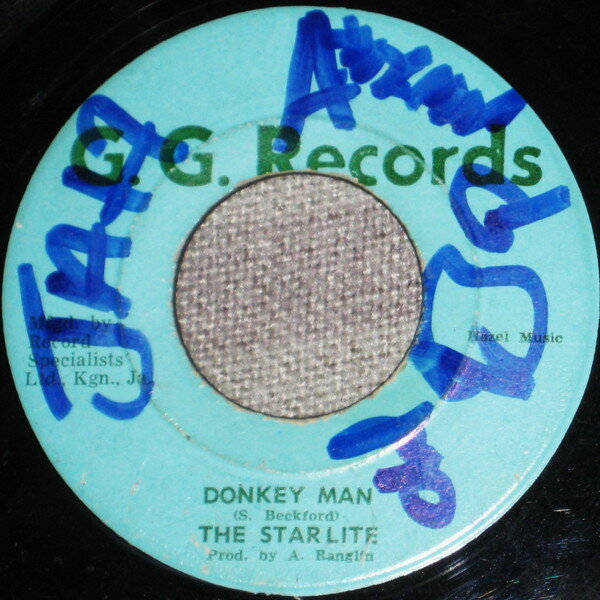 【中古】ジャマイカ7” Starlites Donkey Man NONE GGs Records /00080