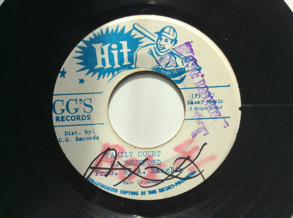 【中古】ジャマイカ7” Stanley Beckford Family Court NONE Hit /00080