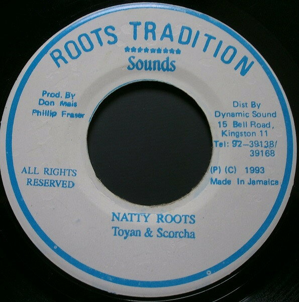 ジャマイカ7” Toyan &amp; Errol Scorcher Natty Roots NONE Roots Tradition /00080