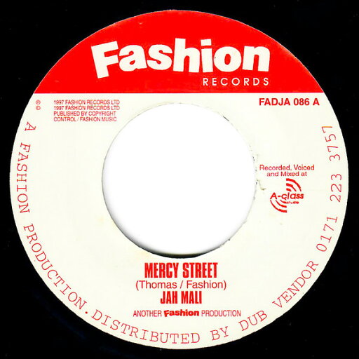 【中古】英7” Jahmali Mercy Street FADJA086 Fashion Records /00080 【中古】英7” Jahmali Mercy Street FADJA086 Fashion Records /00080