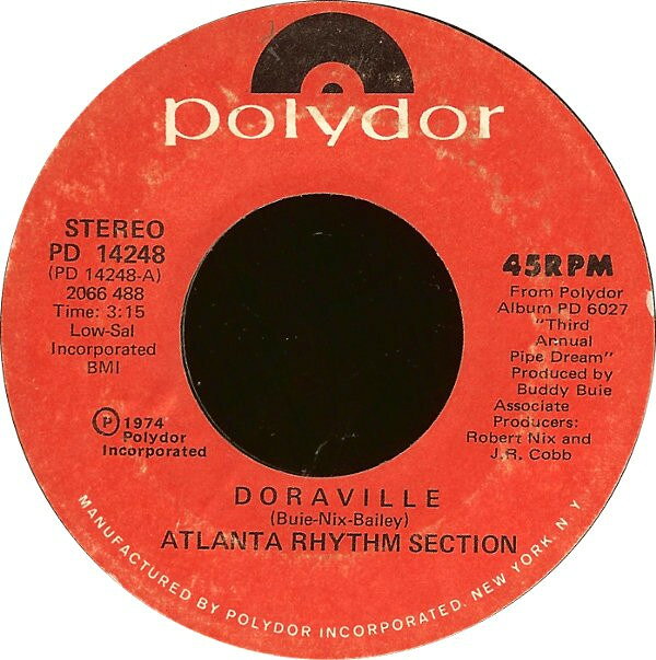 7” Atlanta Rhythm Section Doraville PD14248 Polydor /00080