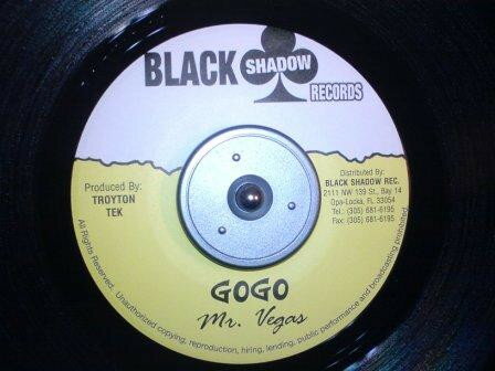 【中古】ジャマイカ7” Mr. Vegas Gogo NONE Black Shadow Records /00080 【中古】ジャマイカ7” Mr. Vegas Gogo NONE Black Shadow Records /00080