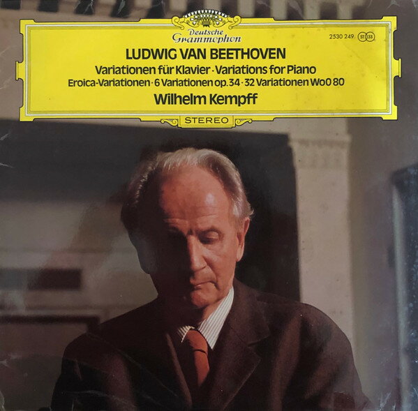 【中古】LP Ludwig van Beethoven - Wilhelm Variationen Fur Klavier - Variations For Piano: Ero 2530249 DEUTSCHE GRAMMOPHON /00260