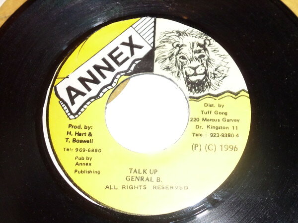 7” General B Talk Up NONE Annex /00080