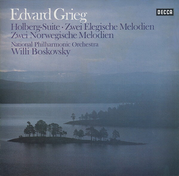 LP Edvard Grieg, National Philhar Holberg-Suite Zwei Elegische Melodien, Zwei Norwe 642098 Decca /00260