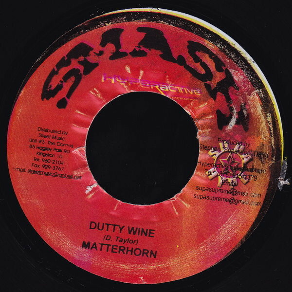 【中古】ジャマイカ7” Tony Matterhorn / Future Fambo Dutty Wine / Tell You Seh NONE Smash Hyperactive En /00080