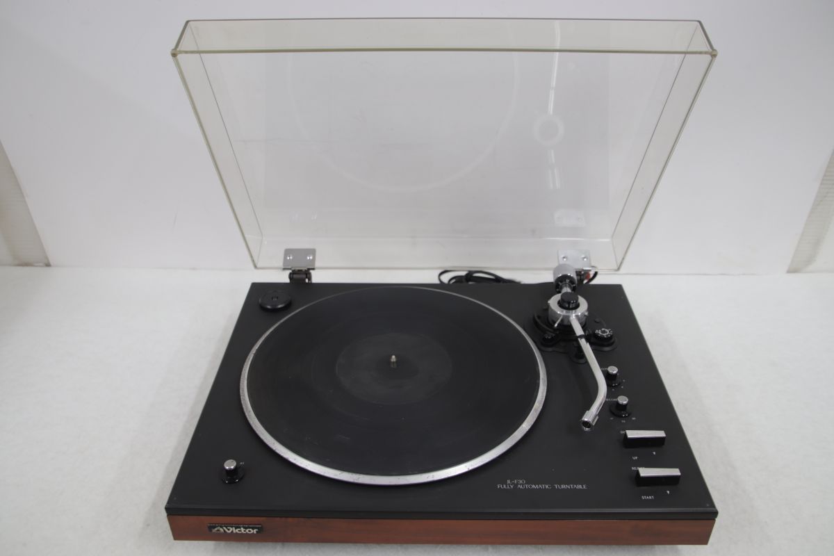 【中古】Victor ビクタ− JL-F30 Full Automatic Turntable フルオ−トマティック タ−ンテ−ブル /6500