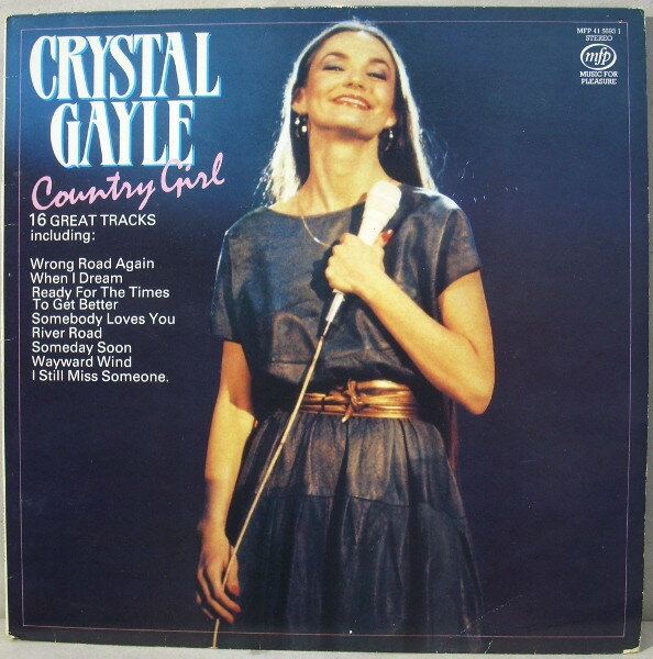 Artist Name: N - 【中古】英LP Crystal Gayle Country Girl MFP4156931 MUSIC FOR PLEASURE /00260