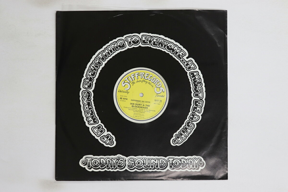 英LP Ian Dury &amp; The Blockheads Suepermans Big Sister BUYIT100 STIFF /00260