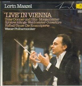 【中古】独LP Lorin Maazel - Wiener Philharm ”Live” In Vienna 2560099 DEUTSCHE GRAMMOPHON /00260