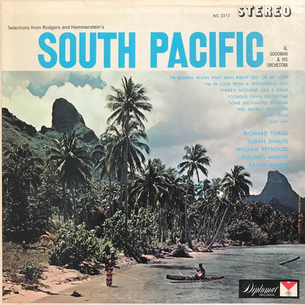 【中古】米LP Al Goodman & His Orchestra Selections From Rodgers And Hammersteins South Paci NS2212 DIPLOMAT /00260