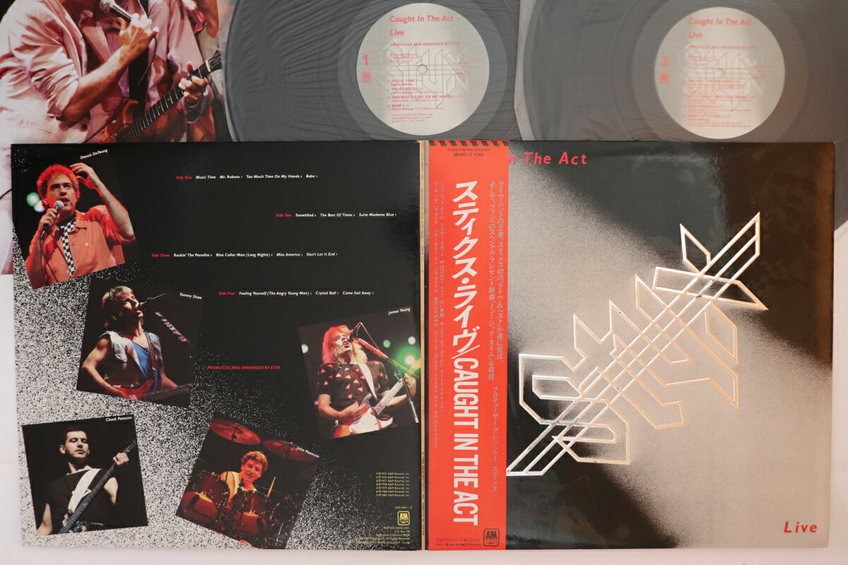 【中古】2LP Styx Caught In The Act AMP801112 A&M /00500