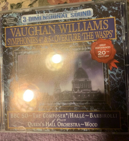 ・アーティスト Vaughan Williams ・タイトル Vaughn Williams Symphonies ・レーベル Avid Master Series AMSC599 ・フォーマット【レコード/CDのお間違いにご注意ください】 CD ・コンディション(盤) 良い (VG+) ・コンディション(ジャケット) ・コンディション(帯) オビなし ・特記事項 【ケース擦れ】【カバーに軽い擦れ】 サンプル画像です。実際の商品の画像ではありません 商品写真はバーコード/カタログ番号に対応したサンプル画像ですので、お送りする商品の画像ではありません。帯やライナーなどの付属品は、特記事項に記載されている場合のみ含まれます。プロモやカラーレコードなどの仕様についても、該当する場合のみ特記事項に記載しています。 【ご購入前に必ずご確認ください】 ・本店サイト(www.recordcity.jp)とは価格、送料が違います ・本店サイト、その他支店のオーダーとは同梱発送できません ・別倉庫から発送しているため、店頭受け渡しは対応しておりません ・一部商品は他の通販サイトでも販売しているため、ご注文のタイミングによっては商品のご用意ができない場合がございます。 ・土日祝日はお休みです 金曜・祝前日9時以降のご連絡またはご入金は、返答または発送が週明け・祝日明けに順次対応となります。 ・ご購入後のキャンセル不可 ご購入後のキャンセルはいかなる理由においてもお受けできません。ご了承の上、ご購入くださいませ。 ・日本郵便(ゆうパック/ゆうメール)によるお届けになります。 ・中古品であることをご理解ください 当ストアではお客様よりお譲りいただいた中古商品を販売しております。中古品であることをご理解の上ご購入ください。また、一部商品はRecordCityウェブショップで試聴可能です。 ・返品について お客様のご都合による商品のご返品は一切承っておりません。 表記の内容と実際の商品に相違がある場合、また針飛び等で返品・返金をご希望される場合は、商品の到着後1週間以内にご連絡ください。商品の返送をこちらで確認後、返金を行います。 コンディションVG以下の商品は返品できません。プレイに影響のない表面のこすれ傷、プレス起因のノイズ盤は返品の対象外です。 【コンディション表記】 ・ほぼ新品(M-)(Like New) 完全な新品。未使用。当店ではほぼ使用しません ・非常に良い(EX)(Excellent) 中古盤として美品な状態。わずかな経年を感じるものの傷みを感じさせない、当店基準で最高の状態 ・良い(VG+)(Very Good Plus) 丁寧に扱われた中古品で、軽い使用感がみられる。 ・可(VG)(Acceptable) 使い込まれた中古品で、「良い」よりもさらに使用感がみられる。 ・悪い(VG-)(Bad) 状態が悪いアイテム。使用の保障はなく、再生不可、針飛び、目立つノイズがあるかもしれない。状態によるクレーム不可。返品不可。 ・非常に悪い(G)(Very Bad) 「悪い」よりさらに状態が悪いアイテム。使用の保障はなく、再生不可、針飛び、目立つノイズがあるかもしれない。状態によるクレーム不可。返品不可。 ・ジャンク(Fair)(Junk/Fair) 割れている、反っている、水ダメージがある、カビ、ジャケットが分離している、ひどい書き込み、ひどい擦れなど最低の状態。使用の保障はなく、再生不可、針飛び、目立つノイズがあるかもしれない。状態によるクレーム不可。返品不可。 ・ジャンク(Poor)(Junk/Poor) 割れている、反っている、水ダメージがある、カビ、ジャケットが分離している、ひどい書き込み、ひどい擦れなど最低の状態。使用の保障はなく、再生不可、針飛び、目立つノイズがあるかもしれない。状態によるクレーム不可。返品不可。