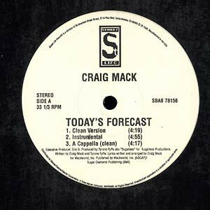 楽天レコードシティ 楽天市場店【中古】米12” Craig Mack Style / Todays Forecast SBAB78156 Street Life Records /00250