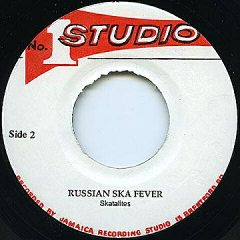 ジャマイカ7” Skatalites / Don Drummond Russian Ska Fever(Original Stamper) (A, Bレーベル逆 none Studio One /00080