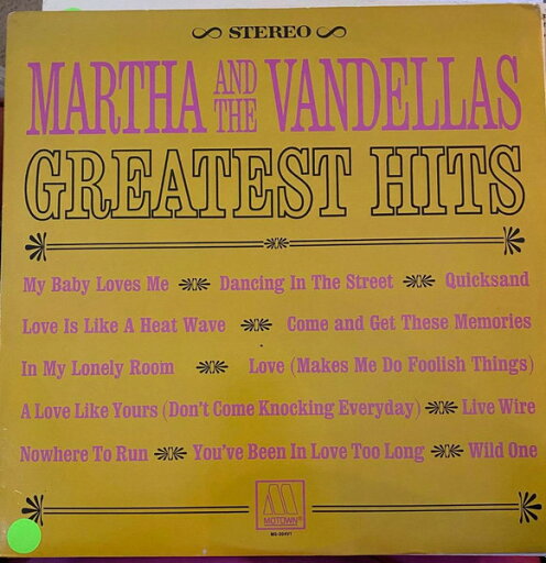 【中古】米LP Martha & The Vandellas Greatest Hits M5204V1 MOTOWN /00260 【中古】米LP Martha & The Vandellas Greatest Hits M5204V1 MOTOWN /00260