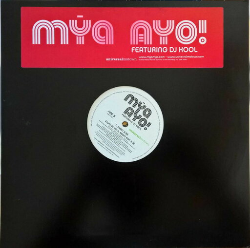 【中古】米12” Mya,. DJ Kool Ayo! UNIR217061 Universal Motown /00250 【中古】米12” Mya,. DJ Kool Ayo! UNIR217061 Universal Motown /00250