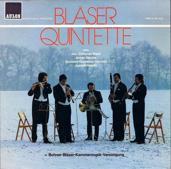独LP Johann Christian Bach, Anton R Blaser Quintette FSM53521AUL FSM Aulos /00260