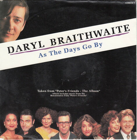 【中古】7” Daryl Braithwaite As The Days Go By 6588547 Epic /00080
