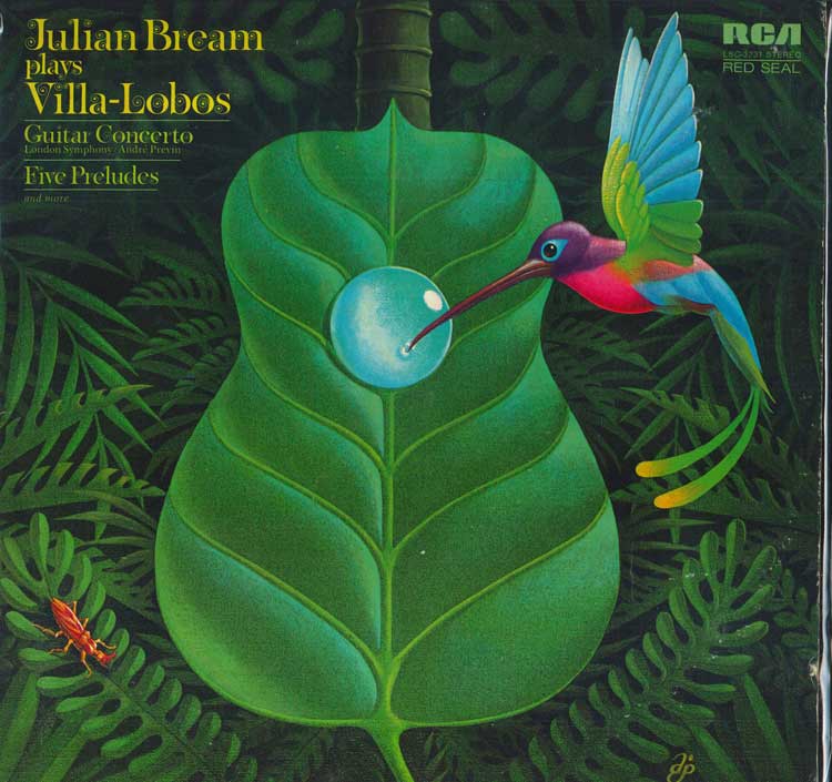 【中古】米LP Julian Bream, Villa Lobos, Lon Julian Bream Plays Villa Lobos LSC3231 RCA /00260