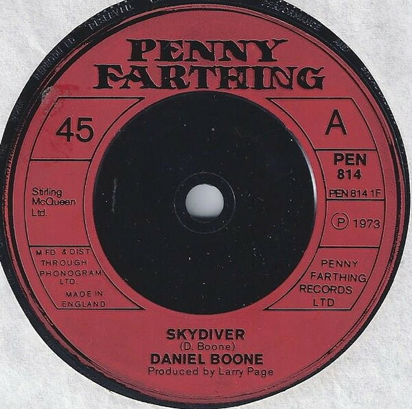 【中古】英7” Daniel Boone Skydiver PEN814 Penny Farthing /00080